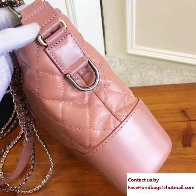 Chanel Gabrielle Medium Hobo Bag A93824 Lobster Pink 2017 - Click Image to Close