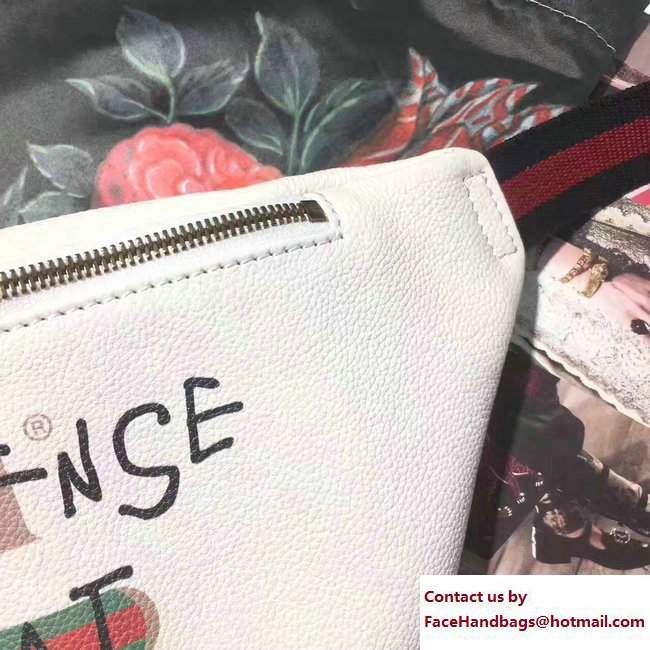Gucci Coco Capitan Vintage Logo Belt Bag 493869 White 2017 - Click Image to Close