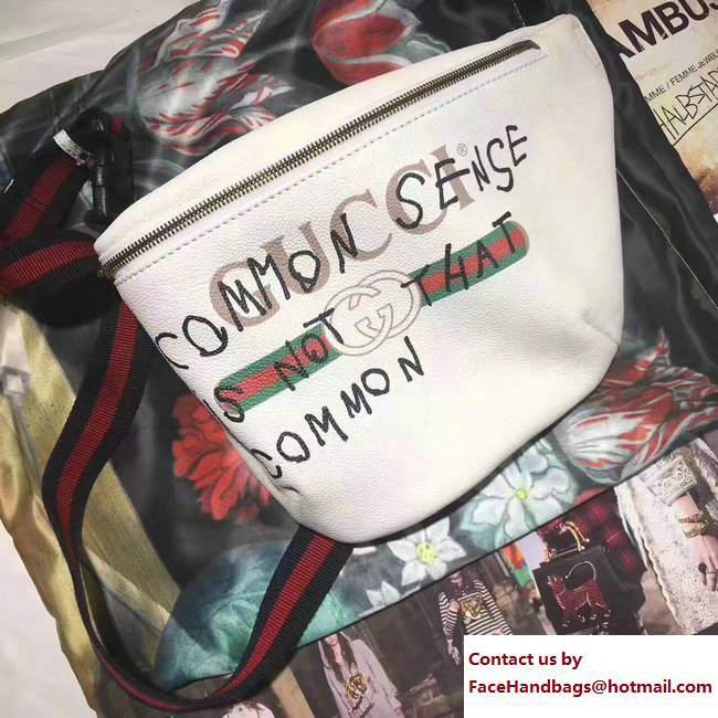 Gucci Coco Capitan Vintage Logo Belt Bag 493869 White 2017 - Click Image to Close