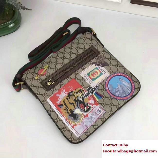 Gucci Courrier Soft GG Supreme Messenger Medium Bag 406408 2017 - Click Image to Close