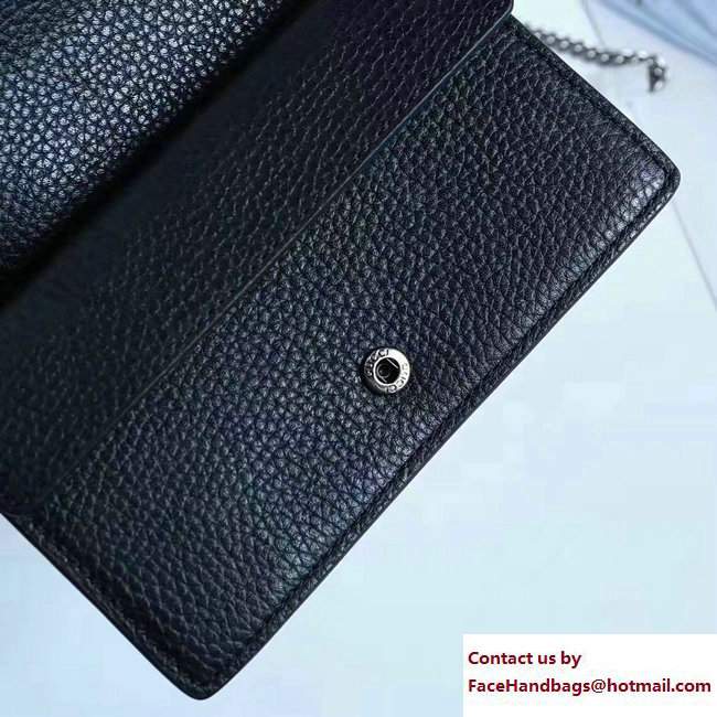 Gucci Dionysus Chain Super Mini Bag 476432 Leather Black 2017 - Click Image to Close