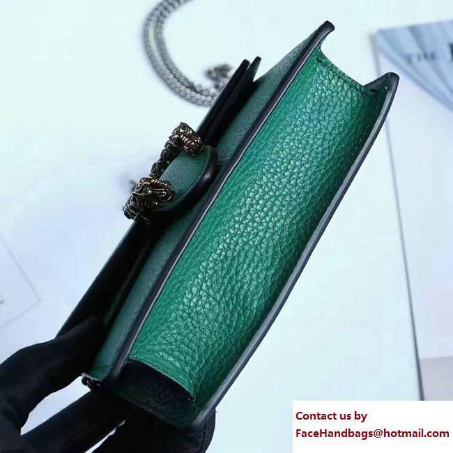 Gucci Dionysus Chain Super Mini Bag 476432 Leather Green 2017 - Click Image to Close