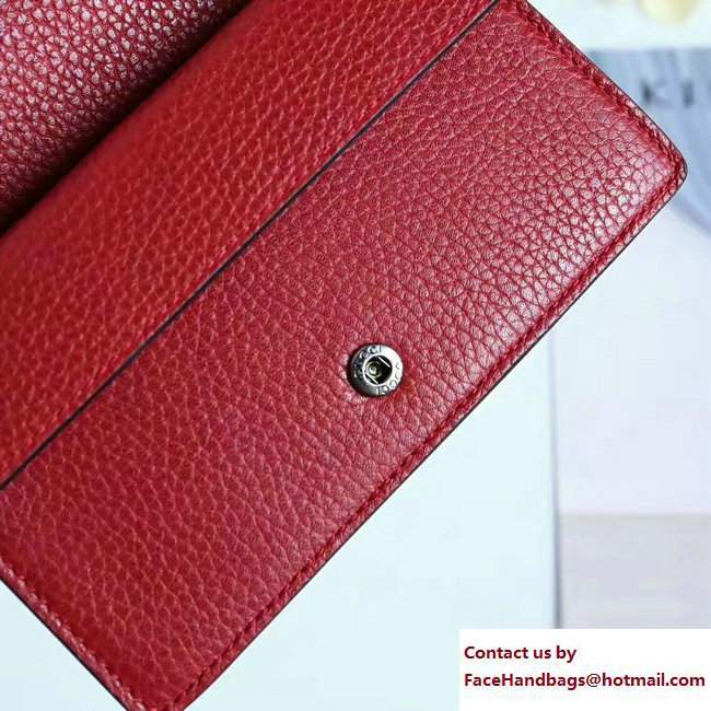 Gucci Dionysus Chain Super Mini Bag 476432 Leather Red 2017