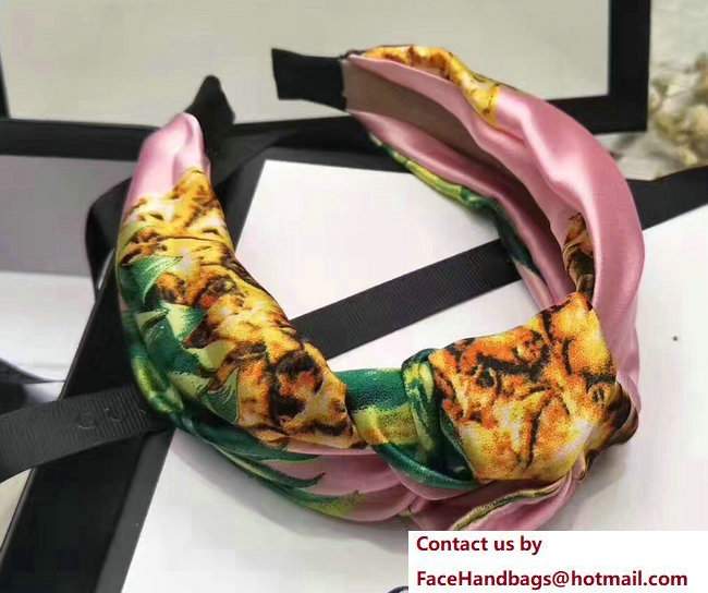 Gucci Floral Print Headband 01 2017 - Click Image to Close