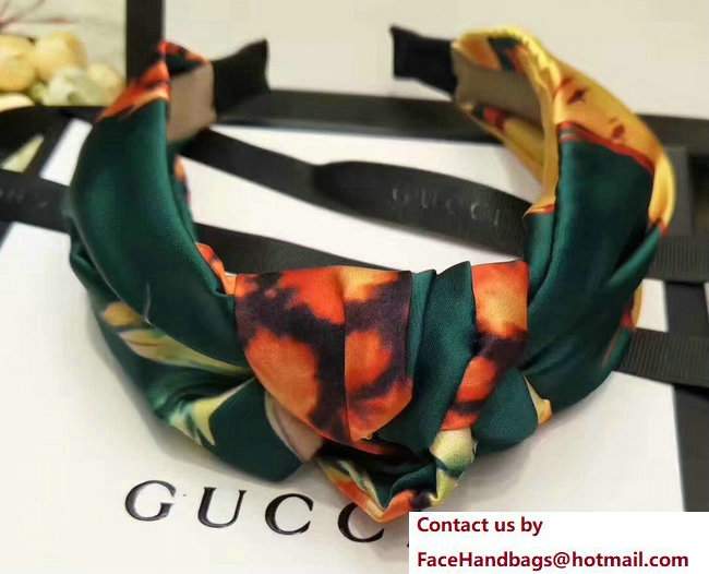 Gucci Floral Print Headband 02 2017 - Click Image to Close