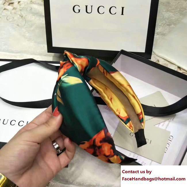 Gucci Floral Print Headband 02 2017 - Click Image to Close