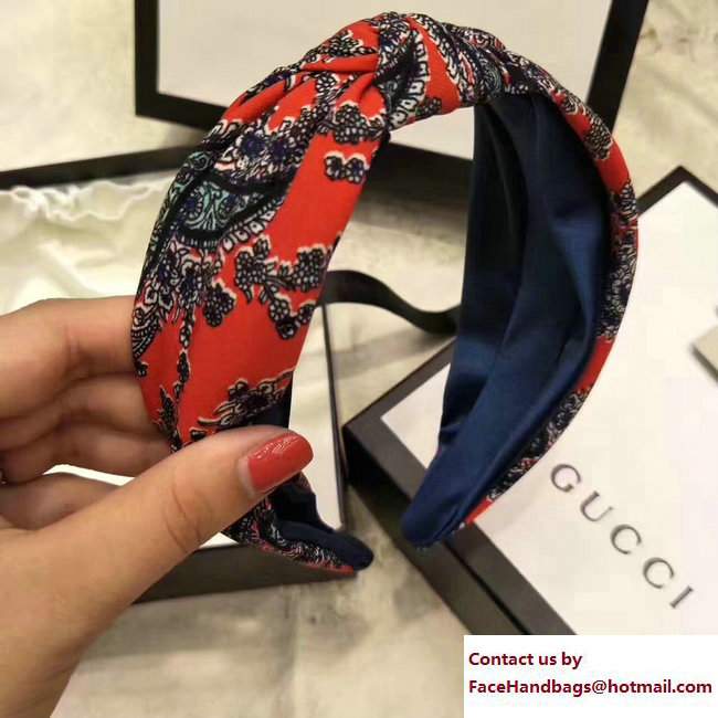 Gucci Floral Print Headband 08 2017