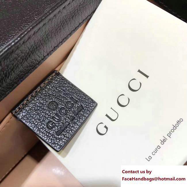 Gucci Fox Head Broche Top Handle Mini Bag 466428 GG Supreme 2017 - Click Image to Close