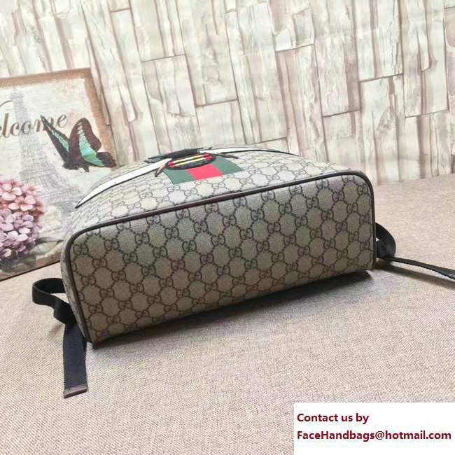 Gucci GG Supreme Backpack Bag 419584 Web Bee 2017