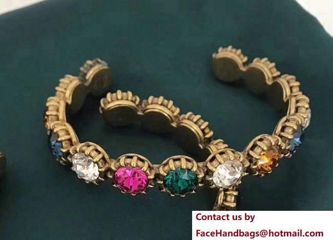 Gucci Multicolor Crystal Bracelet