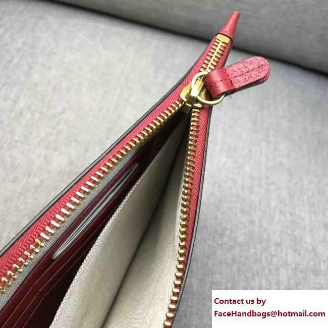 Gucci Neo Vintage GG Supreme Pouch Clutch Bag 473956 Red 2017 - Click Image to Close