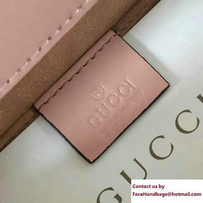 Gucci Padlock Shoulder Small bag 432182 Crystal Embroidered Star Pink 2017 - Click Image to Close