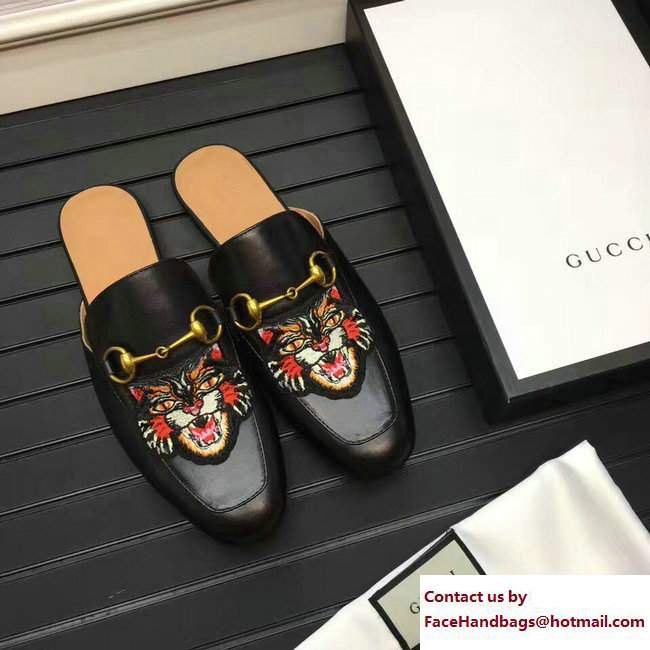 Gucci Princetown Men's Slipper Angry Cat 2017