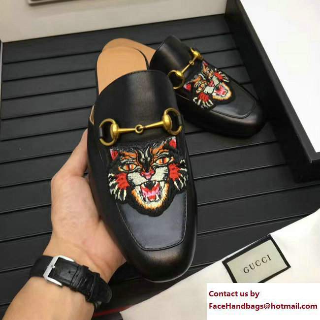 Gucci Princetown Men's Slipper Angry Cat 2017 - Click Image to Close