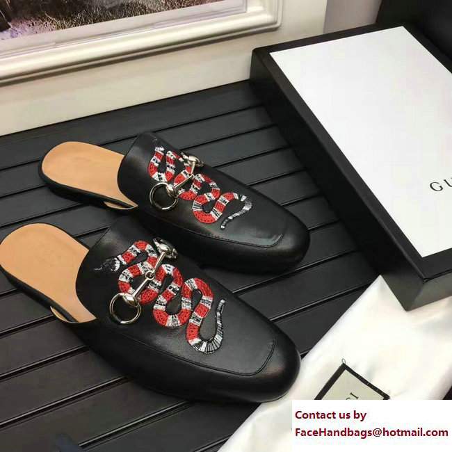Gucci Princetown Men's Slipper Kingsnake 2017 - Click Image to Close