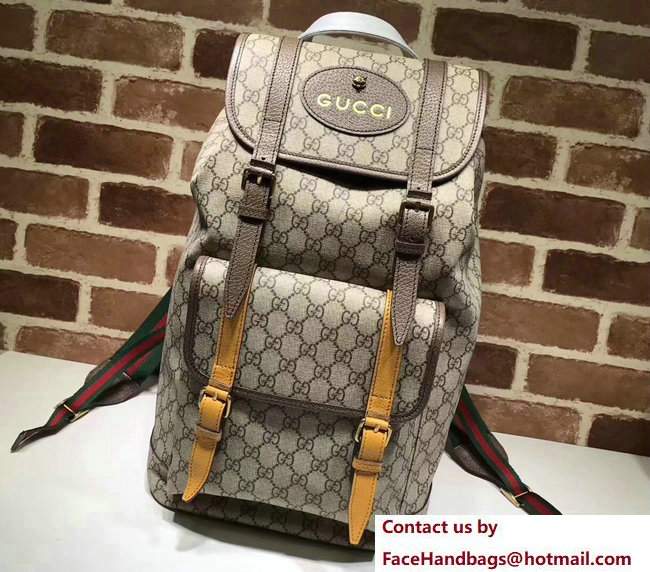 Gucci Soft GG Supreme Backpack Bag 473869 2017 - Click Image to Close