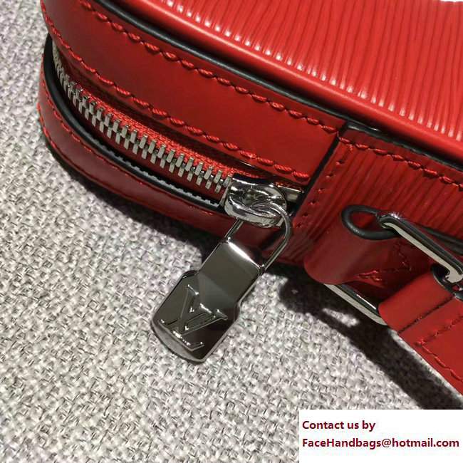 Louis Vuitton Epi Leather Supreme Mini Cross Body Men's Shoulder Bag Red 2017