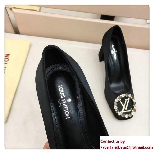 Louis Vuitton Heel 7.5 cm Madeleine Pumps Black 2017