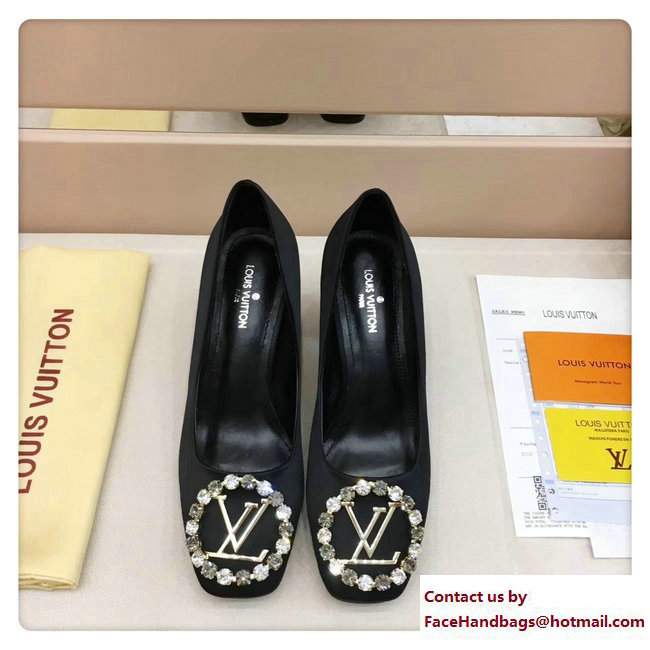 Louis Vuitton Heel 7.5 cm Madeleine Pumps Black 2017