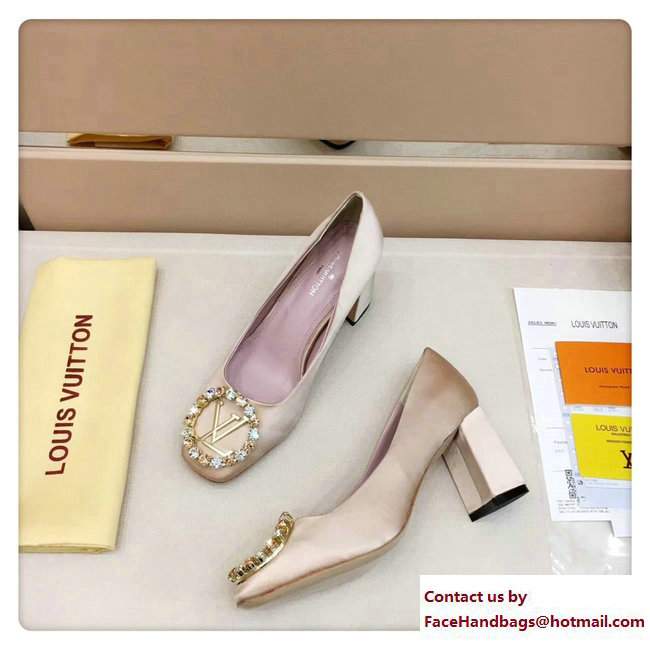 Louis Vuitton Heel 7.5 cm Madeleine Pumps Nude Pink 2017