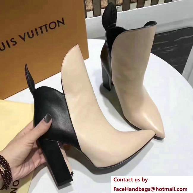 Louis Vuitton Heel 9.5cm Gamble Diva Ankle Boots 1A2VHJ 2017 - Click Image to Close