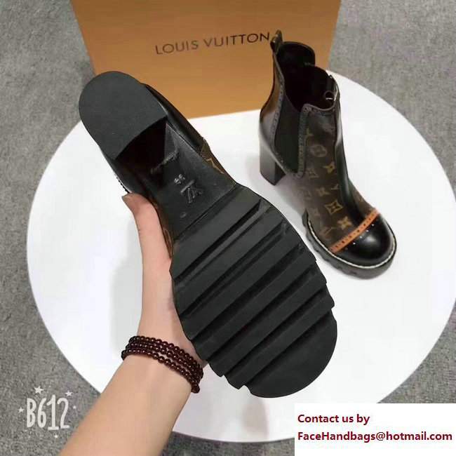 Louis Vuitton Heel 9.5cm Platform 3cm Boyish Ankle Boots 1A3G7E 2017 - Click Image to Close