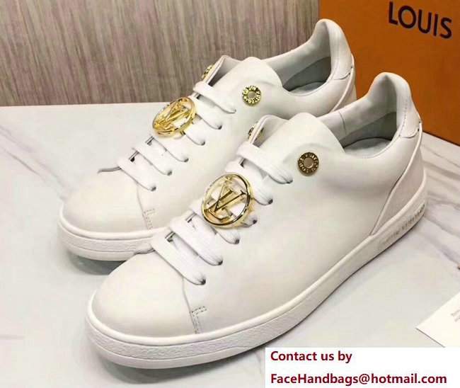 Louis Vuitton LV Circle Frontrow Sneakers 1A2XOQ White 2017 - Click Image to Close