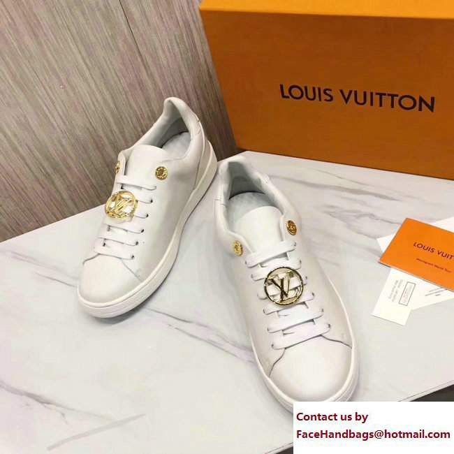 Louis Vuitton LV Circle Frontrow Sneakers 1A2XOQ White 2017