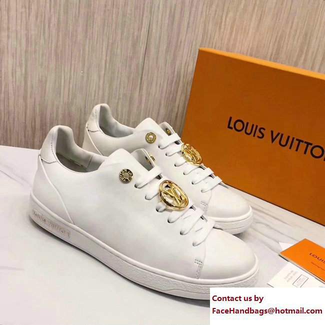 Louis Vuitton LV Circle Frontrow Sneakers 1A2XOQ White 2017