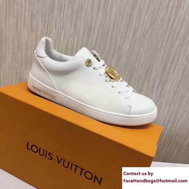 Louis Vuitton LV Circle Frontrow Sneakers 1A2XOQ White 2017 - Click Image to Close