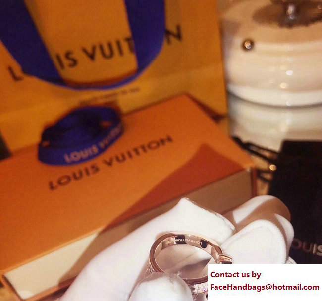 Louis Vuitton Lockit Ring Pink Gold