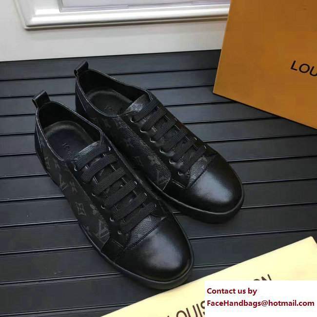 Louis Vuitton Men's Match-Up Sneakers 1A2R4U Monogram Eclips/Encre Canvas