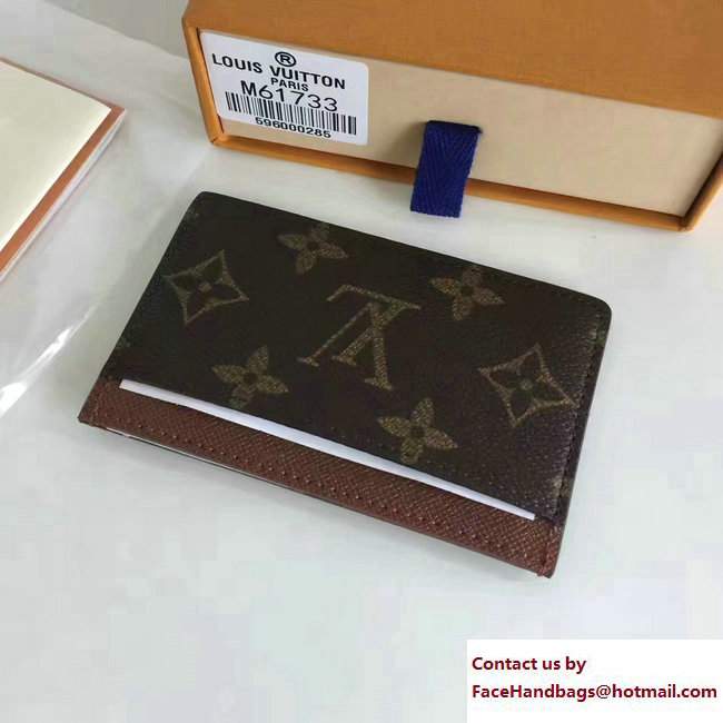 Louis Vuitton Monogram Canvas Card Holder M61733 Armagnac