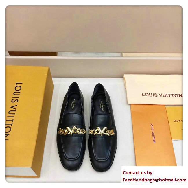 Louis Vuitton Prime Time Loafers Black 2017 - Click Image to Close