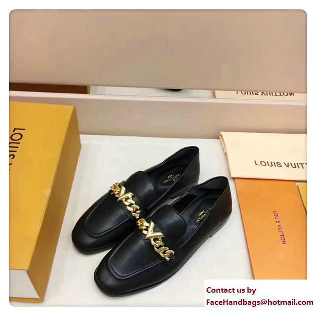 Louis Vuitton Prime Time Loafers Black 2017