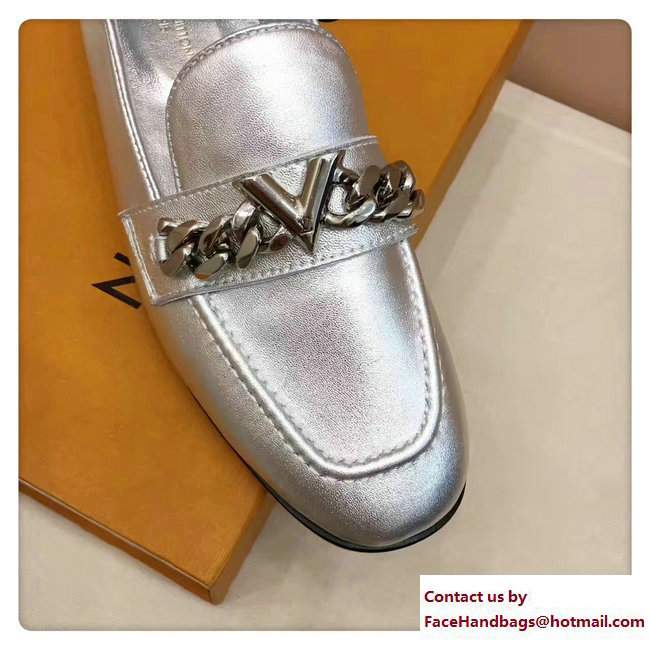 Louis Vuitton Prime Time Loafers Silver 2017 - Click Image to Close