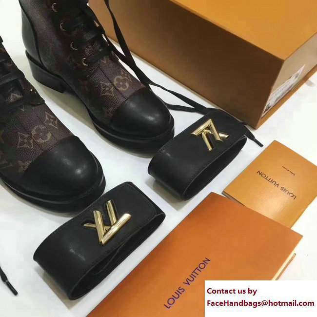 Louis Vuitton Wonderland Flat Ranger Ankle Boots 1A2JCR 2017 - Click Image to Close