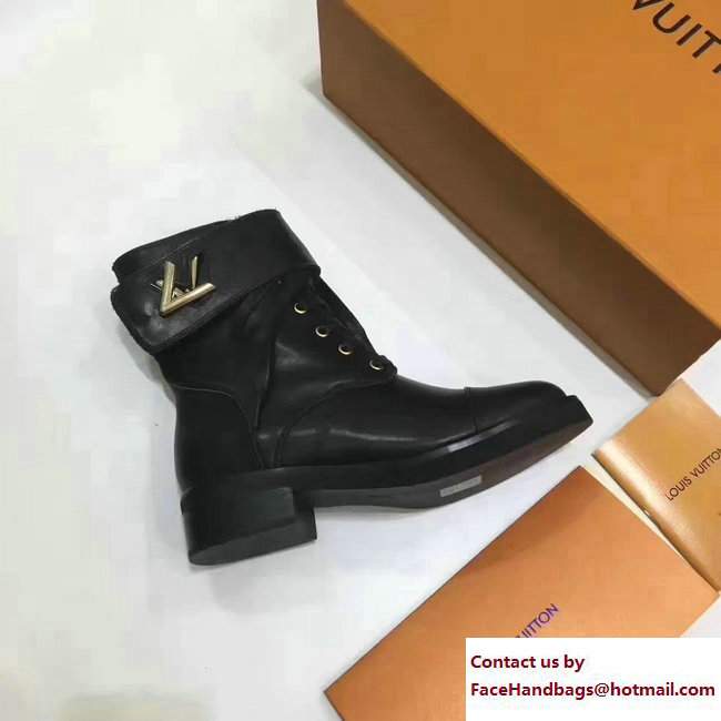 Louis Vuitton Wonderland Ranger Ankle Boots 1A1IY6 Black 2017