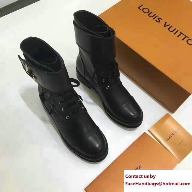 Louis Vuitton Wonderland Ranger Ankle Boots 1A1IY6 Black 2017