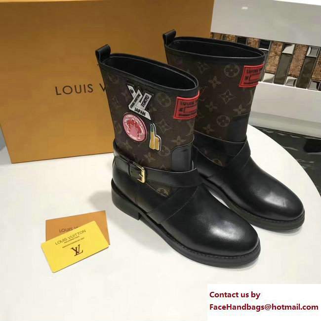 Louis Vuitton World Tour Half Boots 1A3I2V 2017 - Click Image to Close