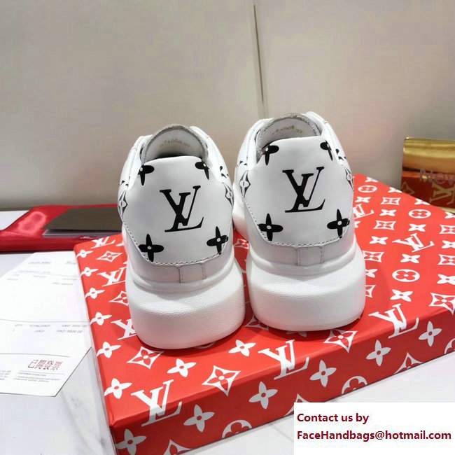 Louis Vuitton x Supreme Lovers Sneakers White 2017 - Click Image to Close