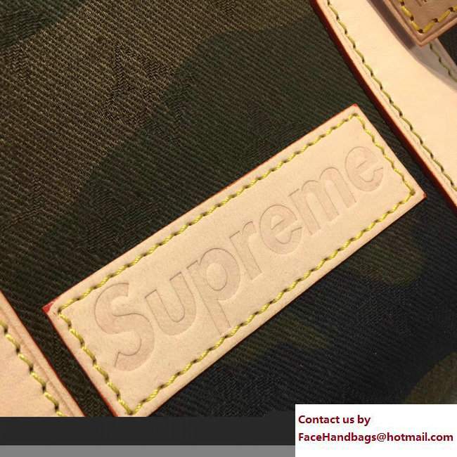 Supreme x Louis Vuitton Keepall 45 Bag Camouflage 2017 - Click Image to Close