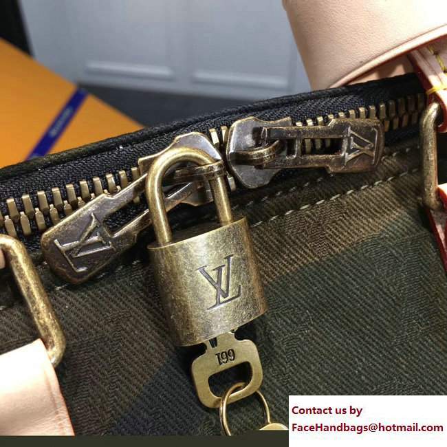 Supreme x Louis Vuitton Keepall 45 Bag Camouflage 2017