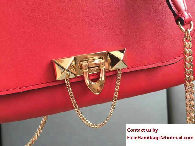 Valentino Demilune Chain Clutch Bag Red 2017 - Click Image to Close