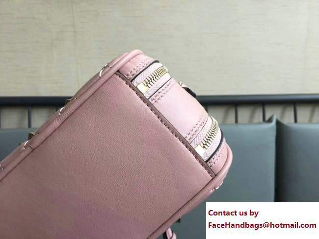 Valentino Rockstud Spike Camera Bag Pink 2017 - Click Image to Close