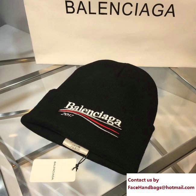 Balenciaga 2017 Logo Print Hat - Click Image to Close