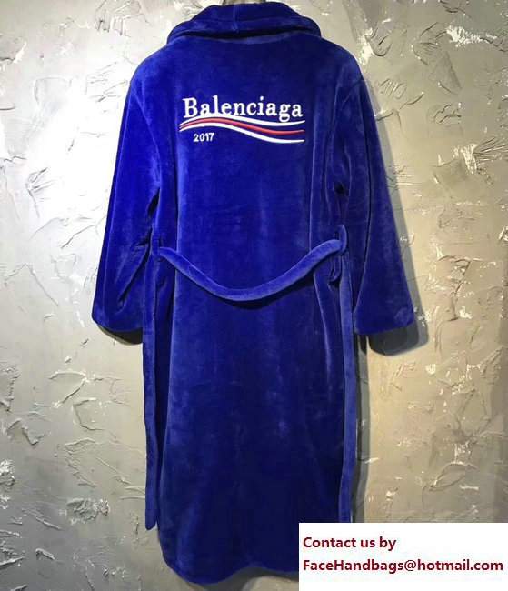 Balenciaga 2017 Print Pajama Blue - Click Image to Close