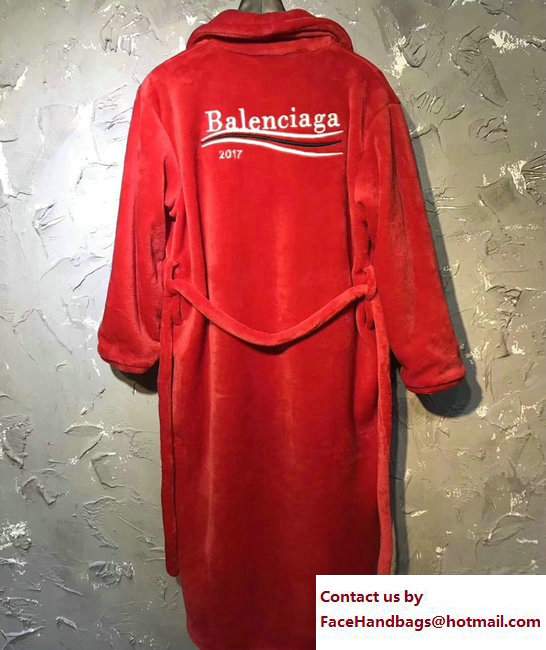 Balenciaga 2017 Print Pajama Red