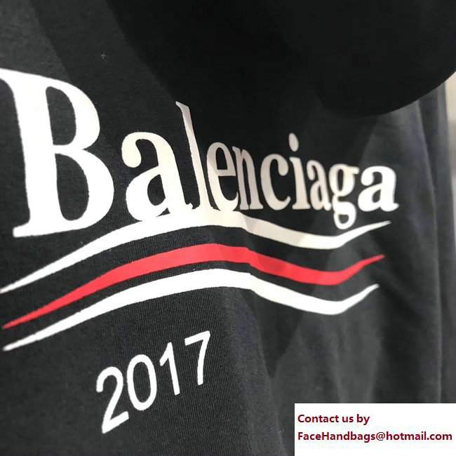 Balenciaga 2017 Print Sweater Black - Click Image to Close