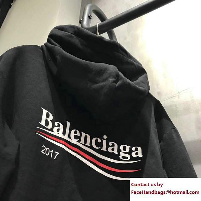 Balenciaga 2017 Print Sweater Black